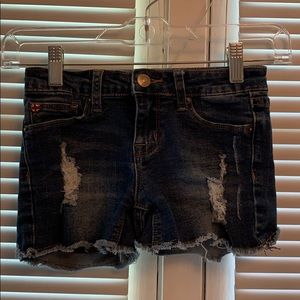 Hudson ripped jean shorts